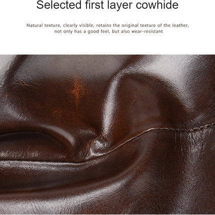 Porte-documents en cuir véritable pour hommes, ordinateur portable, voyage d'affaires, sacs de travail, sac à main