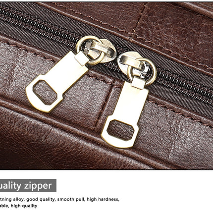 Handbag Business Briefcase Men's Bag Shoulder Crossbody Bag Men's Genuine Leather Bag Computer Bag