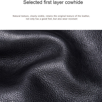 Business Genuine Leather Men's Bag Men's Briefcase Shoulder Crossbody Large Capacity Computer Bag