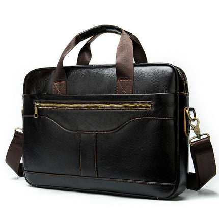 Herrenhandtaschen, Retro-Business-Büro-Handtaschen, echtes Leder, Herrentaschen, Umhängetaschen