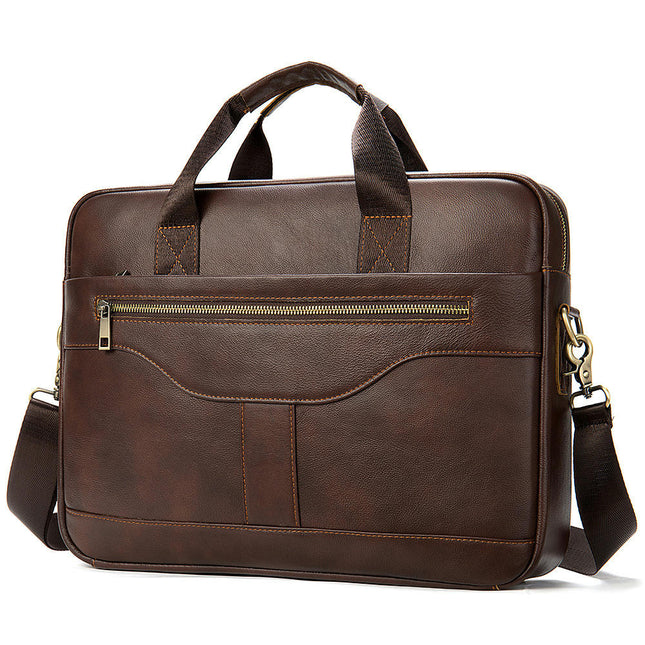 Herrenhandtaschen, Retro-Business-Büro-Handtaschen, echtes Leder, Herrentaschen, Umhängetaschen