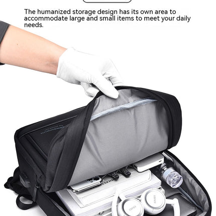 Laptop Backpack for Business Office, Travel Backpack with USB Charging Port Water resistant Bag for Men