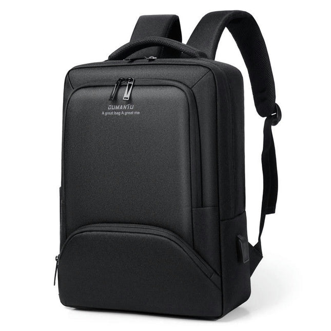 Herrenrucksack, Studententasche, große Kapazität, wasserdichter Computerrucksack mit USB-Ladeanschluss