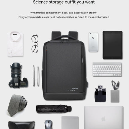 Backpack Men's Casual Waterproof Computer Backpack Male Student School Bag Large Capacity Travel Bag