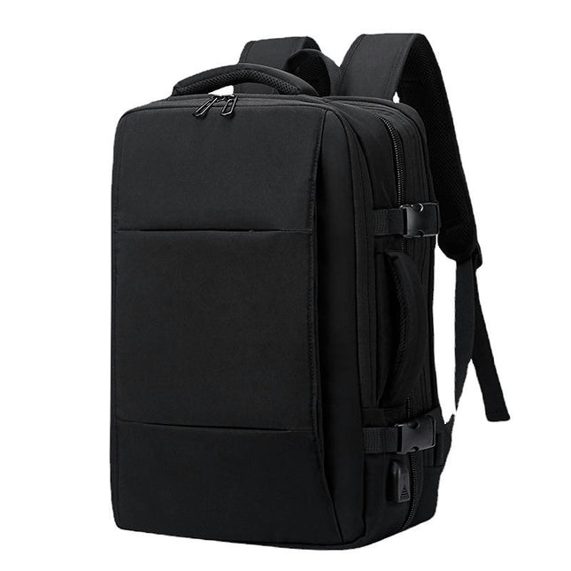 Large Capacity Backpack Expandable Backpack Men's Travel Backpack With USB Charging Port