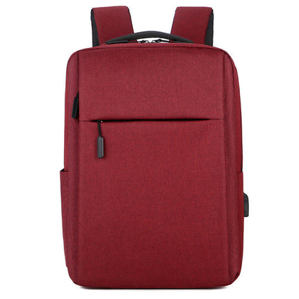 Nylon-Laptop-Rucksack, hohe Kapazität, Rucksack für Herren, mit USB-Ladeanschluss, Business-Rucksack