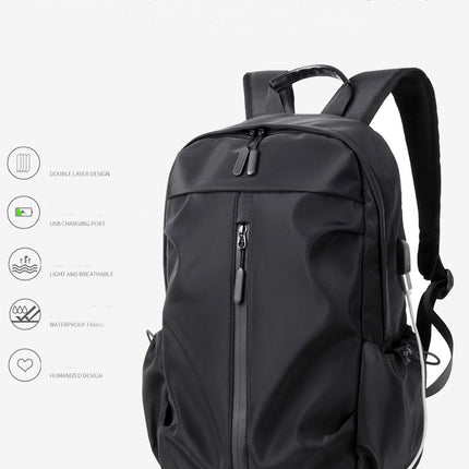 Backpack Men's Large Capacity Lightweight Waterproof Travel Computer Backpack School Bag