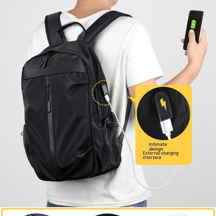 Backpack Men's Large Capacity Lightweight Waterproof Travel Computer Backpack School Bag
