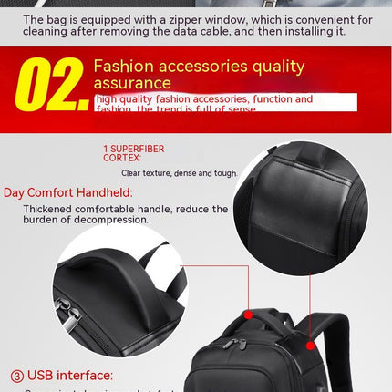 Travel Laptop Backpack Carry-On Luggage Backpack Waterproof Backpack for Men Large Capacity Bag