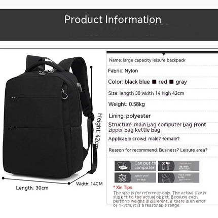 Travel Backpacks for Men and Women, Extra Large Laptop Bookbags With USB Charging Port School Bag