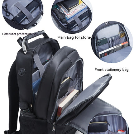 Laptop Backpack water proof School Daypack With USB Charging Port For Work Business Men