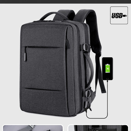 Carry On Backpack, Expandable Travel Backpack Waterproof Backpack Laptop Backpack for Men