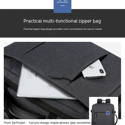 Carry On Backpack, Expandable Travel Backpack Waterproof Backpack Laptop Backpack for Men
