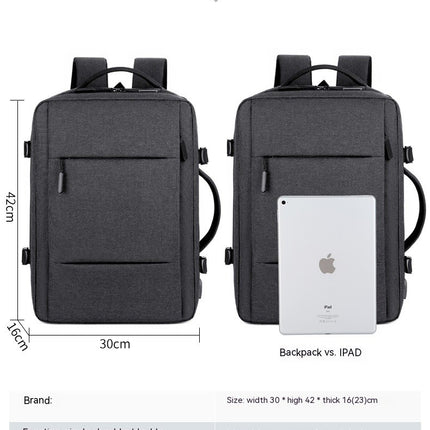 Carry On Backpack, Expandable Travel Backpack Waterproof Backpack Laptop Backpack for Men