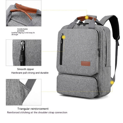 Three Piece Bbackpack Laptop Backpack Business Men's Backpack Large Capacity Backpack