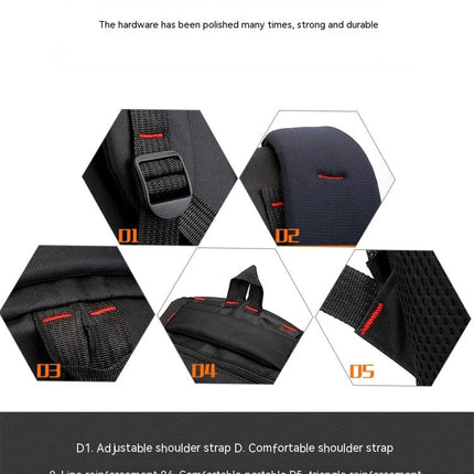 Large Travel Laptop Backpack for Men Water Resistant Big Business Laptop Bookbags