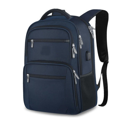Reise-Laptop-Rucksack, großer Rucksack mit USB-Ladeanschluss für Herren, wasserabweisender Rucksack