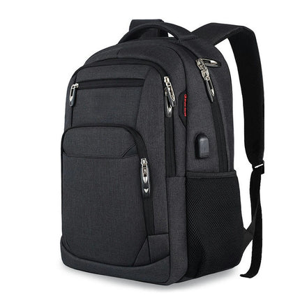 Laptop-Rucksack, großer Handgepäck-Rucksack mit USB-Ladeanschluss, wasserabweisender Rucksack für Herren