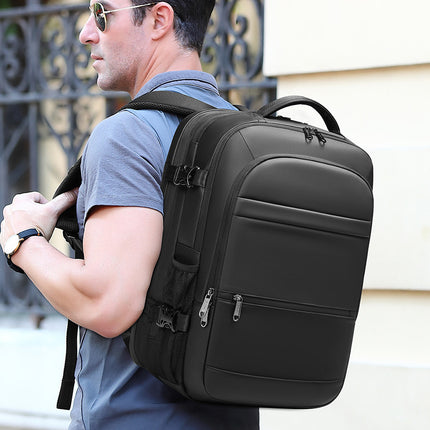 Backpack USB Charging Simple Backpack For Men And Women Waterproof Computer Backpack