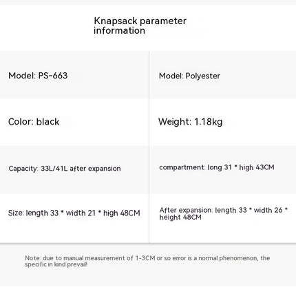 Business-Rucksack, großer Kapazitäts-Erweiterungsrucksack, Herren-Laptop-Rucksack mit USB