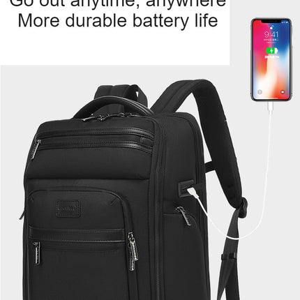 Backpack for Men and Women Laptop Bookbag with USB Charging port for Business Work Travel