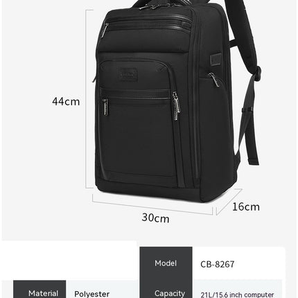 Backpack for Men and Women Laptop Bookbag with USB Charging port for Business Work Travel