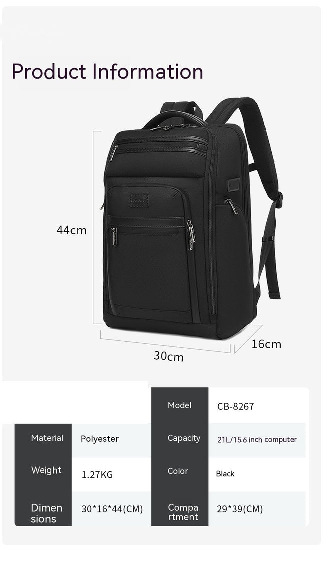 Backpack for Men and Women Laptop Bookbag with USB Charging port for Business Work Travel