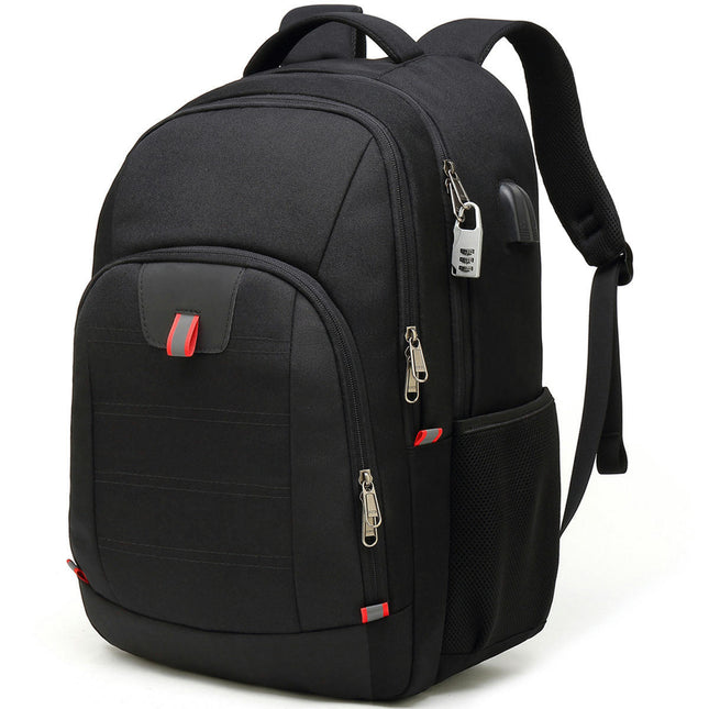 Large Capacity Backpack Computer Backpack Outdoor Travel Bag With USB Port For Men