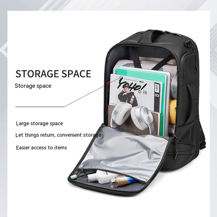Sac à dos pour hommes, sac de voyage de grande capacité, sac à bandoulière léger pour hommes