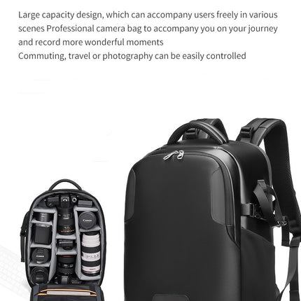 Kamerarucksack, Anti-Diebstahl-SLR-Kameratasche, wasserabweisender Rucksack, Laptop-Rucksack
