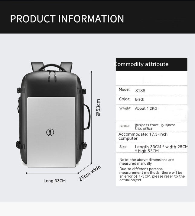 Backpack For Men Large Capacity Travel Backpack Multifunctional Backpack Business Trip Bag