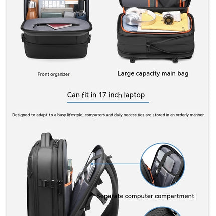 Oxford Cloth Backpack Men's Large Capacity Travel Backpack Business Computer Backpack