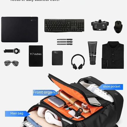 Travel Backpack Waterproof Business Laptop Backpack With Separate Shoe Outdoors Backpack