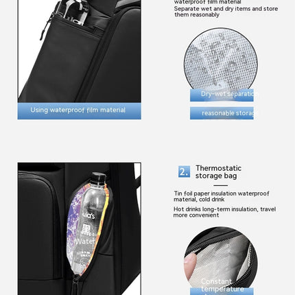 Travel Backpack Waterproof Business Laptop Backpack With Separate Shoe Outdoors Backpack