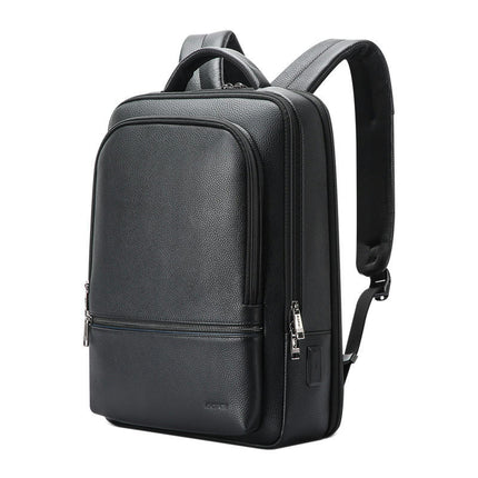 Genuine Leather Backpack Business Computer Bag Large Capacity Backpack Men's Backpack