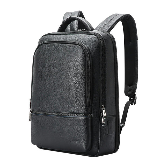 Genuine Leather Backpack Business Computer Bag Large Capacity Backpack Men's Backpack