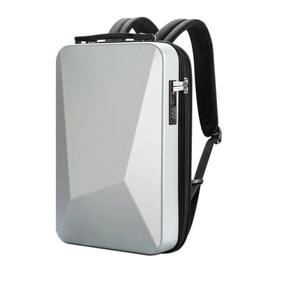 Hartschalen-Laptop-Rucksack, Business-Rucksack für Herren, mit wasserdichter USB-Tasche, Herren-Rucksack