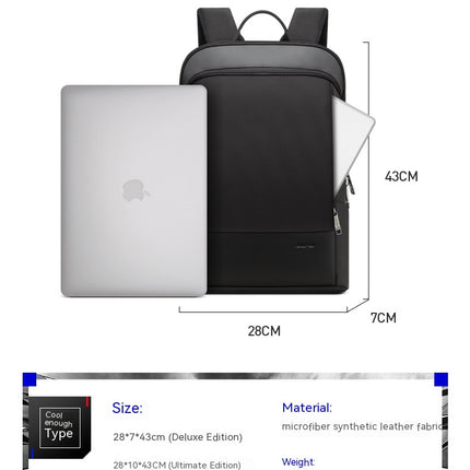 Travel Laptop Backpack for men Anti Theft Slim Durable College Bookbag Business Computer Bag