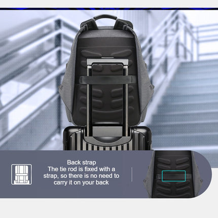 Large Travel Laptop Backpack for Men Water Resistant Backpack Work Bag with USB Charging Port