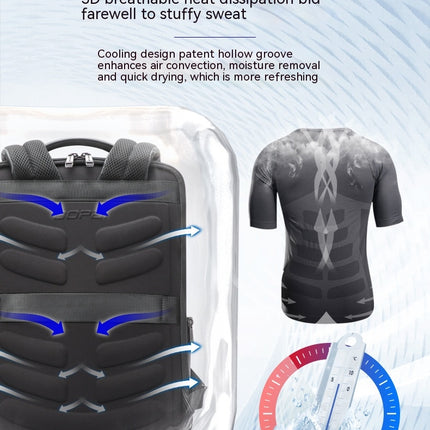 Men's Business Backpack Multifunctional USB Backpack Large Capacity Computer Backpack