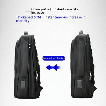 Business Laptop Backpack Travel Rucksack with USB Charging Port, Water-Resistant Men Backpack