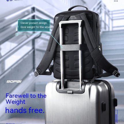 Business Laptop Backpack Travel Rucksack with USB Charging Port, Water-Resistant Men Backpack