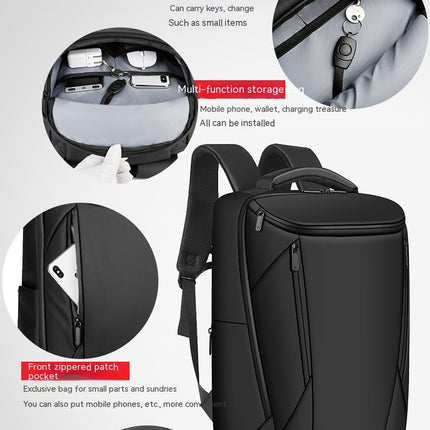 Large Capacity Backpack Men's Waterproof Backpack With USB Computer Casual School Bag