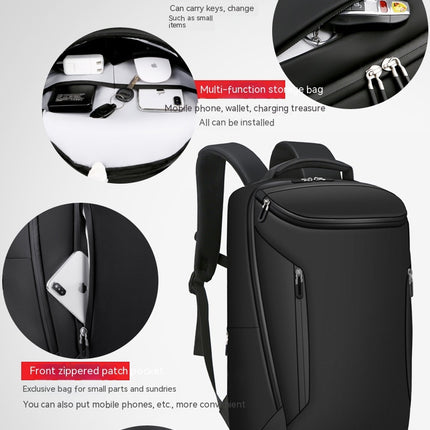 Rucksack Große Kapazität Schultasche Herren Reiserucksack Wasserdicht USB-Aufladung