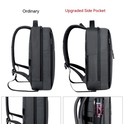Backpack Computer Backpack Men's Student School Bag Waterproof Charging Backpack