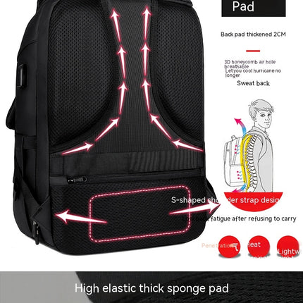 Backpack Male Student Female Backpack Waterproof Men's Large Capacity Computer Backpack Travel Bag