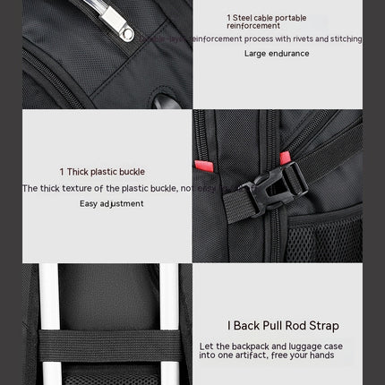 Rucksack Herren USB Multifunktionsrucksack Herren Wasserdicht Computertasche Notebooktasche