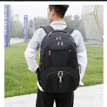 Rucksack Herren USB Multifunktionsrucksack Herren Wasserdicht Computertasche Notebooktasche