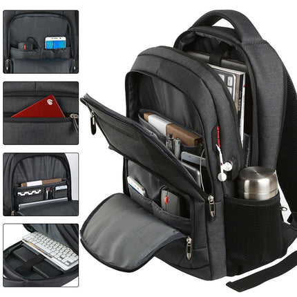 Laptop-Rucksack für Herren, leicht, Büchertasche, College-Rucksäcke, wasserdicht, lässiger Tagesrucksack