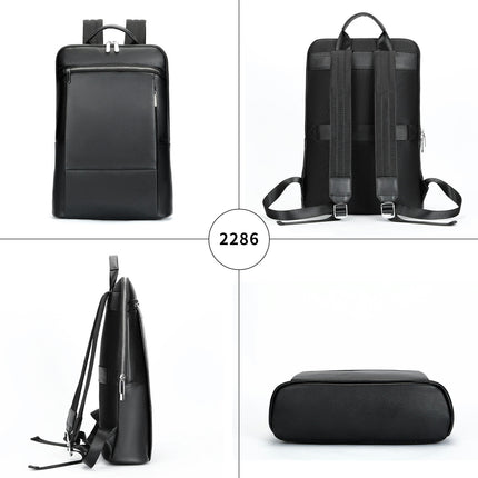 First Layer Cowhide Backpack Men's Genuine Leather Backpack Large Capacity Computer Backpack